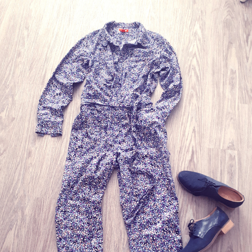 Joe Fresh Floral Jumpsuit